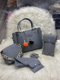 5 pieces ladies hand bag