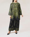 Floral Fusion Stitched Shirt & Trouser