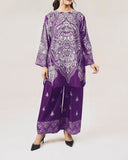 Floral Fusion Stitched Shirt & Trouser