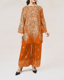 Floral Fusion Stitched Shirt & Trouser