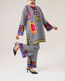 Multi-Color Elegance Stitched 2-Piece Set
